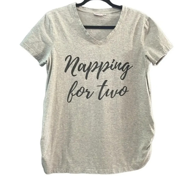 bellies & babies "Napping for Two" Maternity Top Size XL‎ - Picture 1 of 4